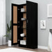 Book Cabinet Black 82.5x30.5x185.5 Cm Engineered Wood Nbxitt