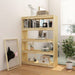 Book Cabinet Room Divider 100x30x135.5 Cm Solid Pinewood