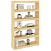Book Cabinet Room Divider 100x30x167.5 Cm Solid Pinewood