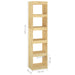 Book Cabinet Room Divider 40x30x167.5 Cm Solid Pinewood
