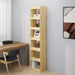 Book Cabinet Room Divider 40x30x199 Cm Solid Pinewood Nbnopt