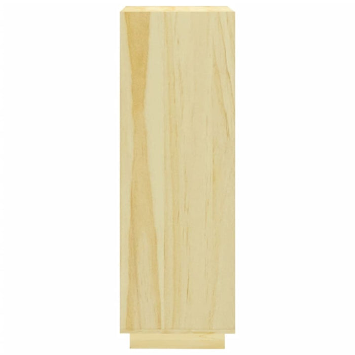 Book Cabinet Room Divider 40x35x103 Cm Solid Pinewood Nobnaa