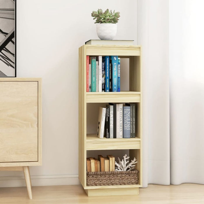Book Cabinet Room Divider 40x35x103 Cm Solid Pinewood Nobnaa