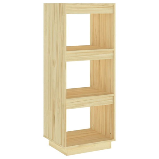 Book Cabinet Room Divider 40x35x103 Cm Solid Pinewood Nobnaa