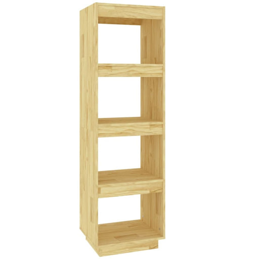 Book Cabinet Room Divider 40x35x135 Cm Solid Pinewood Nobnak