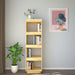 Book Cabinet Room Divider 40x35x135 Cm Solid Pinewood Nobnak
