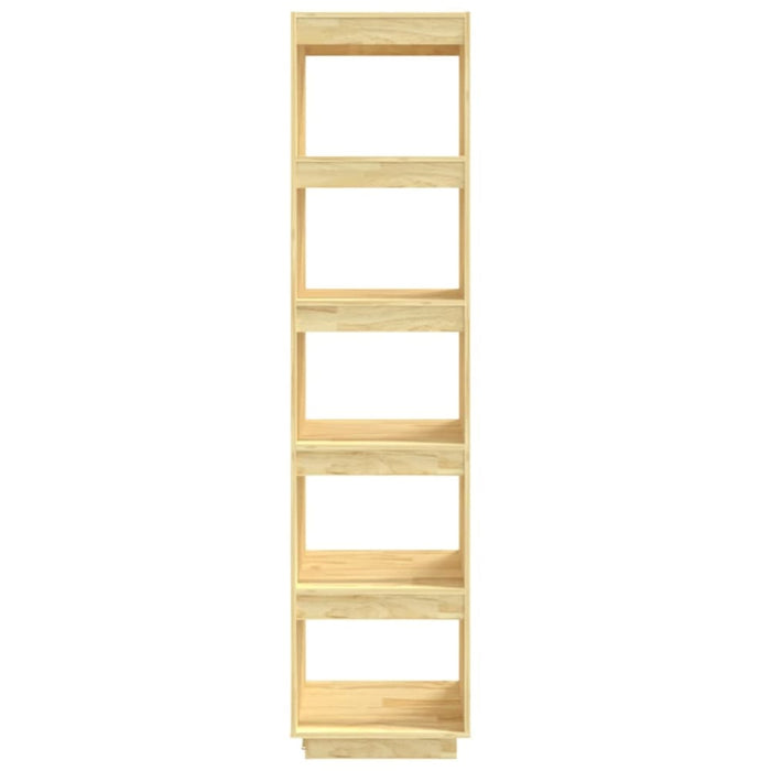Book Cabinet Room Divider 40x35x167 Cm Solid Pinewood Nobnpa