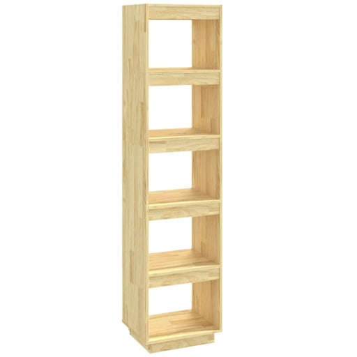 Book Cabinet Room Divider 40x35x167 Cm Solid Pinewood Nobnpa