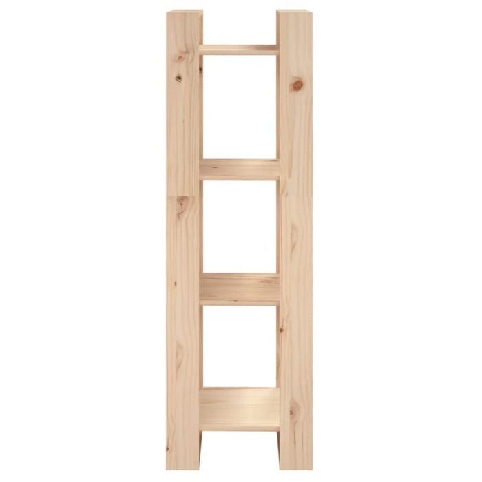 Book Cabinet Room Divider 41x35x125 Cm Solid Wood Pine