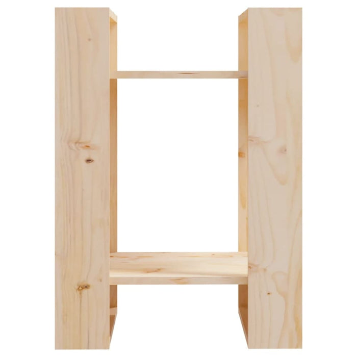 Book Cabinet Room Divider 41x35x57 Cm Solid Wood Pine Notnpa