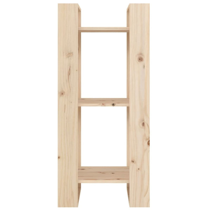 Book Cabinet Room Divider 41x35x91 Cm Solid Wood Pine Notnpk