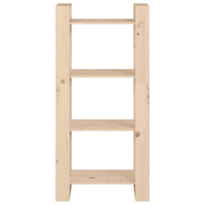 Book Cabinet Room Divider 60x35x125 Cm Solid Wood Notnna