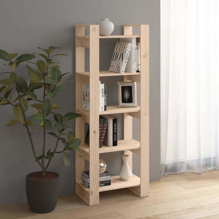 Book Cabinet Room Divider 60x35x160 Cm Solid Wood Notnnk
