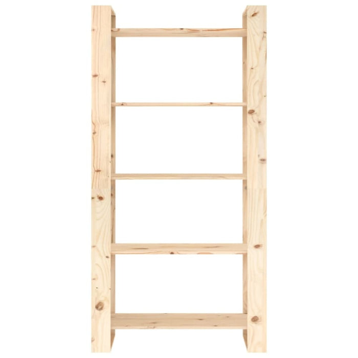 Book Cabinet Room Divider 80x35x160 Cm Solid Wood Notkbk