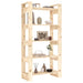 Book Cabinet Room Divider 80x35x160 Cm Solid Wood Notkbk