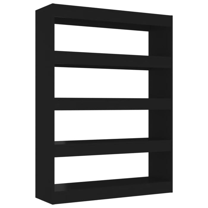 Book Cabinet Room Divider Black 100x30x135 Cm Nooipp