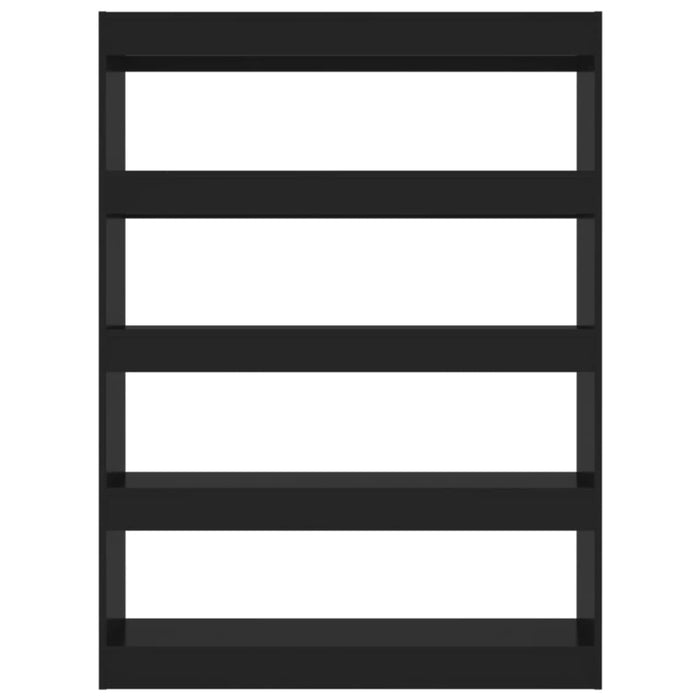 Book Cabinet Room Divider Black 100x30x135 Cm Nooipp