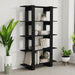 Book Cabinet Room Divider Black 100x30x160 Cm Nooptb