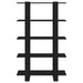 Book Cabinet Room Divider Black 100x30x160 Cm Nooptb