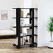 Book Cabinet Room Divider Black 100x30x160 Cm Nooptb