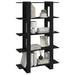 Book Cabinet Room Divider Black 100x30x160 Cm Nooptb