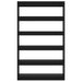 Book Cabinet Room Divider Black 100x30x166 Cm Nooila