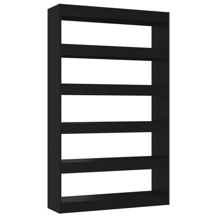 Book Cabinet Room Divider Black 100x30x166 Cm Nooila