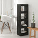 Book Cabinet Room Divider Black 40x30x135 Cm Noolxb