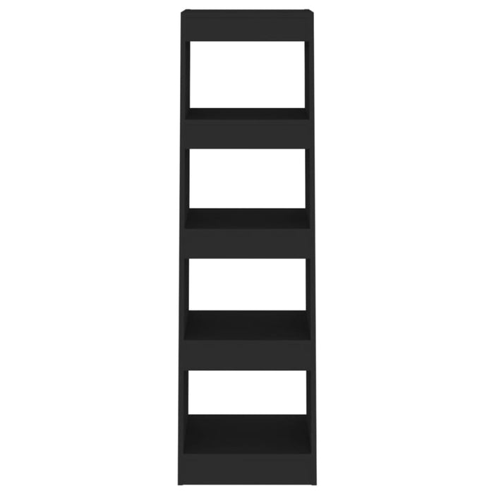 Book Cabinet Room Divider Black 40x30x135 Cm Noolxb