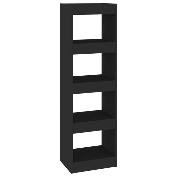 Book Cabinet Room Divider Black 40x30x135 Cm Noolxb