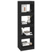 Book Cabinet Room Divider Black 40x30x135 Cm Noolxb