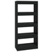 Book Cabinet Room Divider Black 60x30x135 Cm Engineered