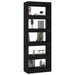 Book Cabinet Room Divider Black 60x30x166 Cm Engineered