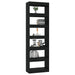Book Cabinet Room Divider Black 60x30x198 Cm Noolnt