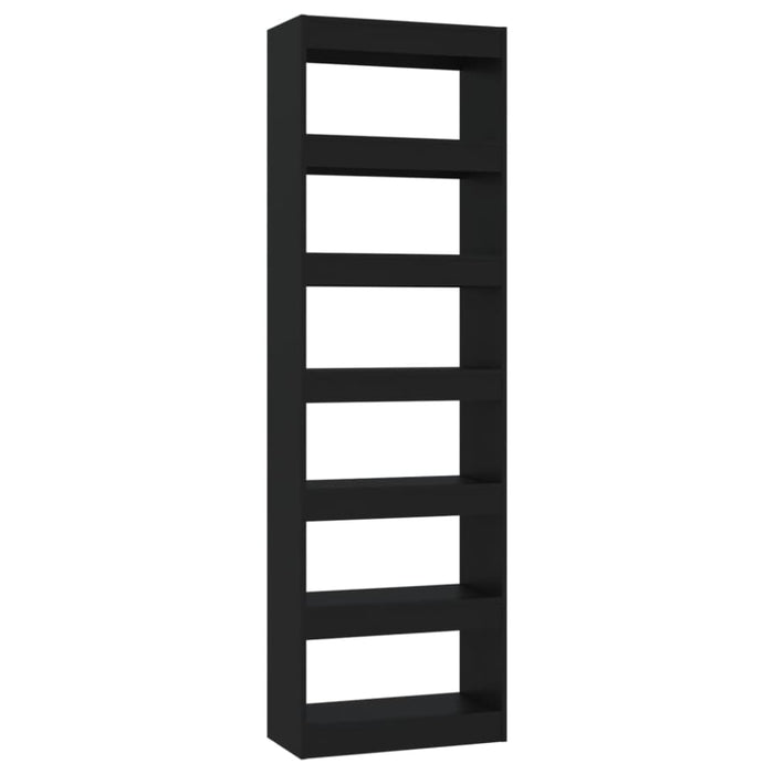 Book Cabinet Room Divider Black 60x30x198 Cm Noolnt