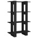 Book Cabinet Room Divider Black 80x30x123.5 Cm Noopip