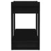 Book Cabinet Room Divider Black 80x30x51 Cm Noopkt