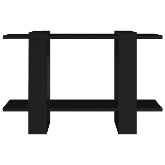 Book Cabinet Room Divider Black 80x30x51 Cm Noopkt