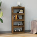Book Cabinet Room Divider Brown Oak 60x30x135 Cm Engineered