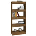 Book Cabinet Room Divider Brown Oak 60x30x135 Cm Engineered
