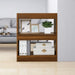 Book Cabinet Room Divider Brown Oak 60x30x72 Cm Notlbo