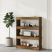 Book Cabinet Room Divider Brown Oak 80x30x103 Cm Engineered