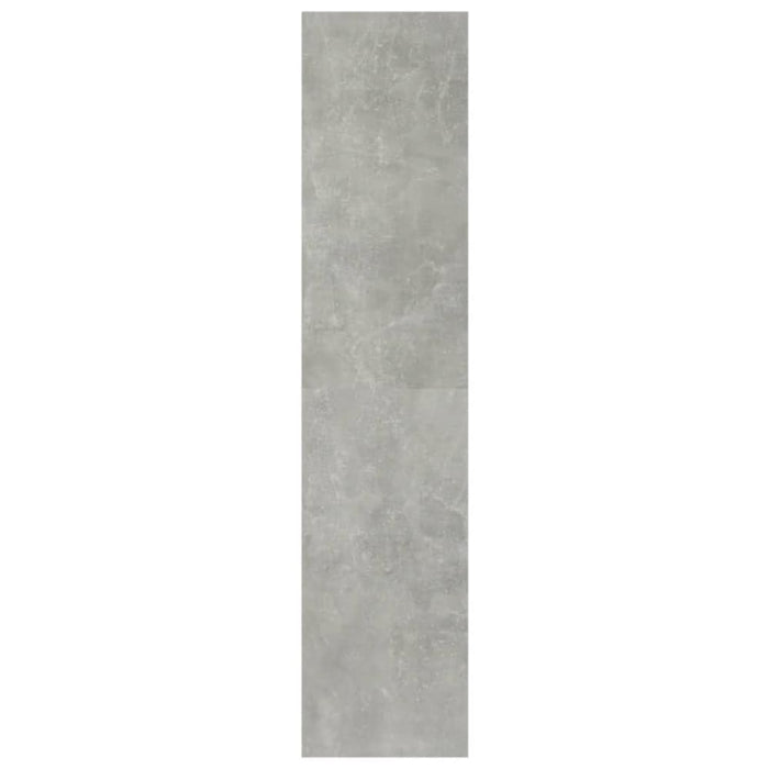 Book Cabinet Room Divider Concrete Grey 100x30x135 Cm Nooipn