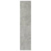 Book Cabinet Room Divider Concrete Grey 100x30x135 Cm Nooipn