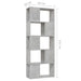 Book Cabinet Room Divider Concrete Grey 60x24x155 Cm Nbkbkt