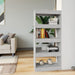 Book Cabinet Room Divider Concrete Grey 60x30x135 Cm
