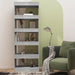 Book Cabinet Room Divider Concrete Grey 60x30x166 Cm