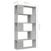 Book Cabinet Room Divider Concrete Grey 80x24x155 Cm