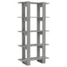 Book Cabinet Room Divider Concrete Grey 80x30x160 Cm