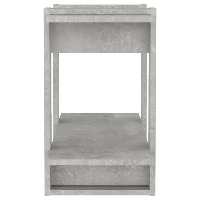 Book Cabinet Room Divider Concrete Grey 80x30x51 Cm Noopkl